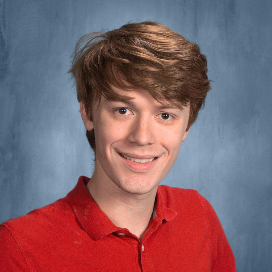 Connor Hall Yearbook-style portrait of Connor Hall